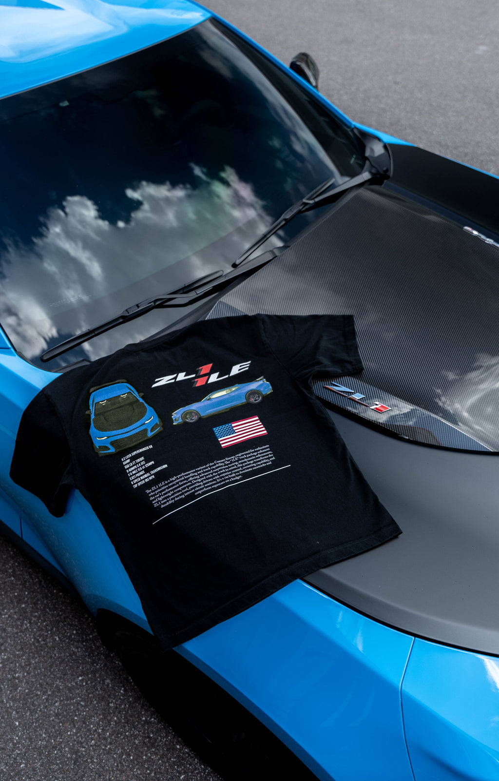 Blue ZL1 1LE GRAPHIC TEE