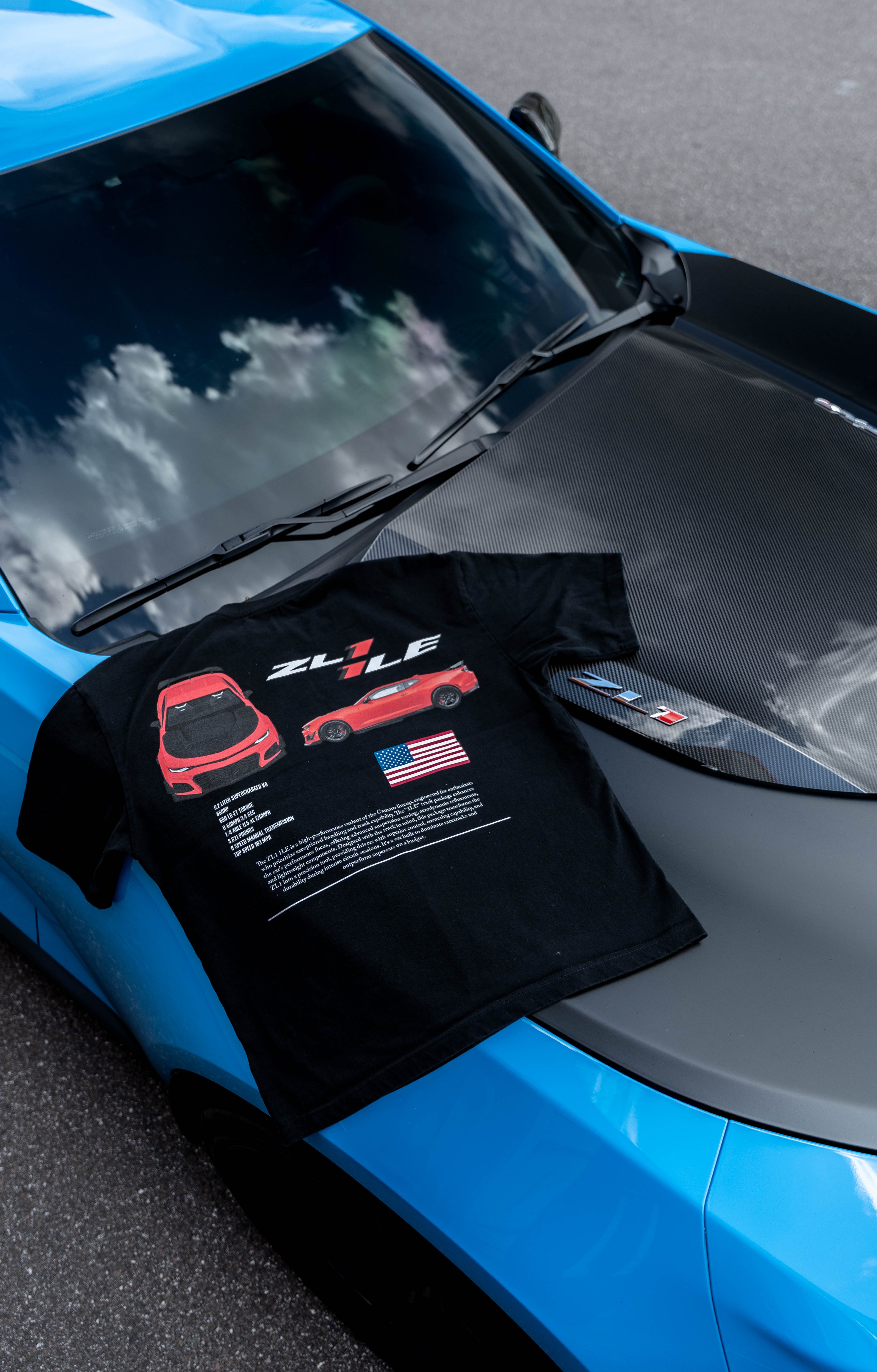 Red ZL1 1LE GRAPHIC TEE